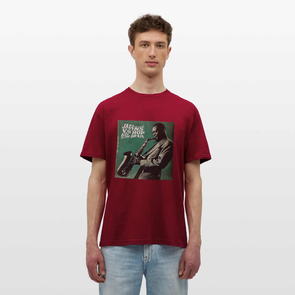 Groove in the Mind, T-shirt unisex - tegelröd