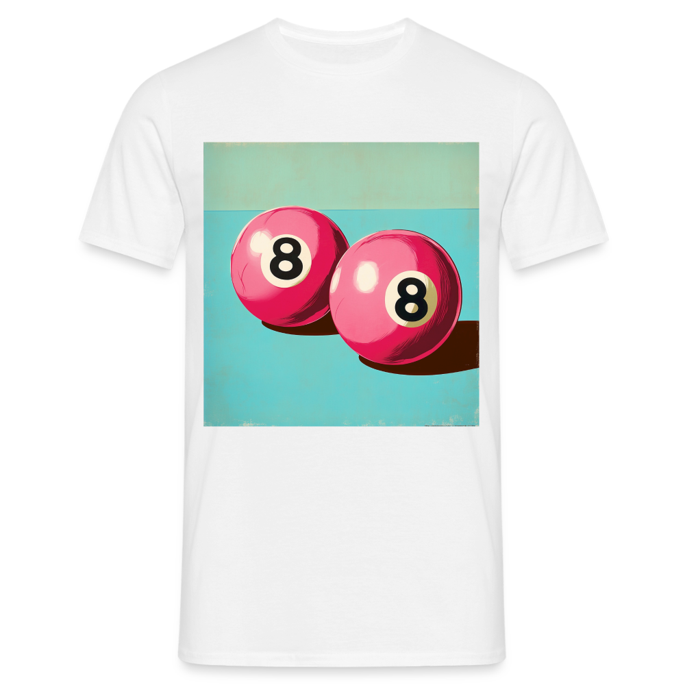 Rosa Rivaler, T-shirt herr - vit