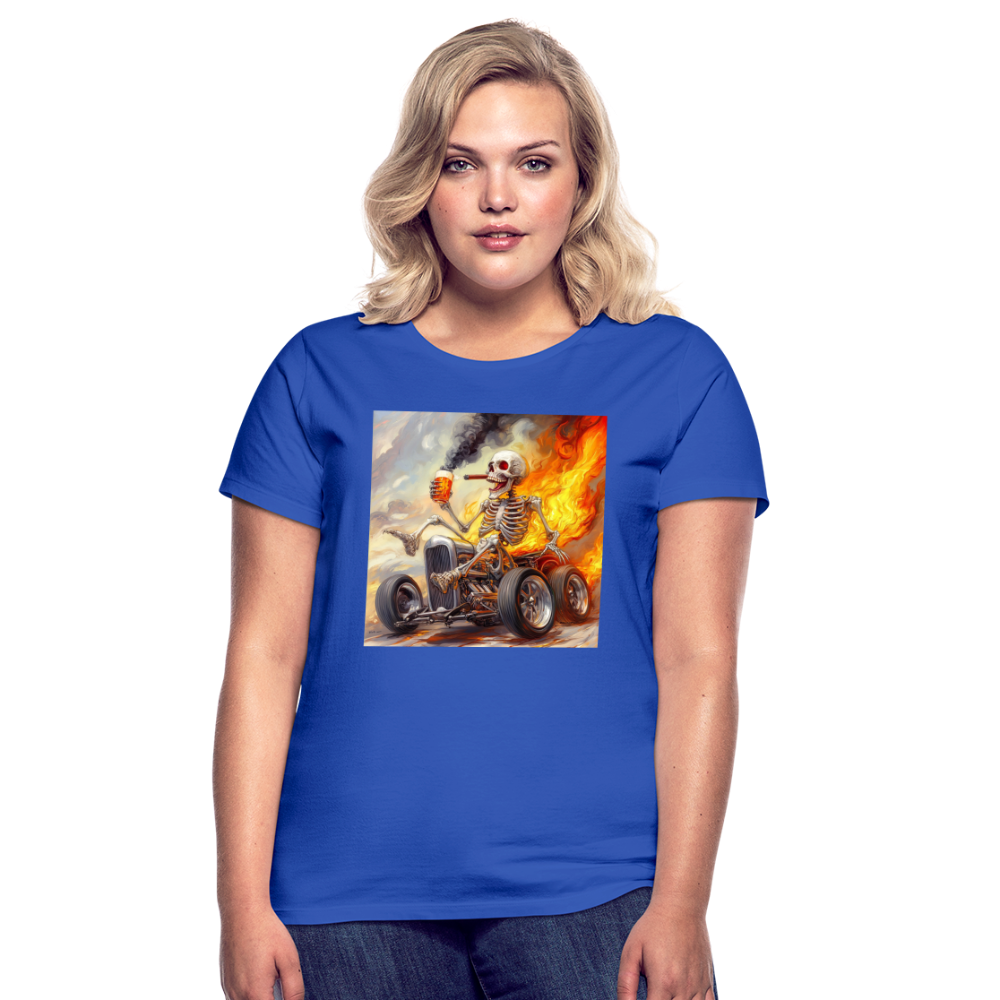 Knekta Krash, T-shirt dam - royalblå