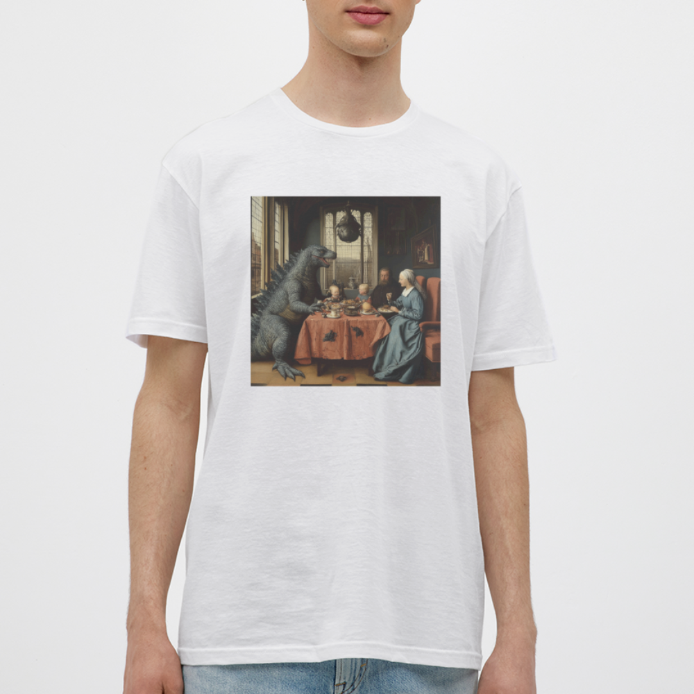 Familjens Fest med Gäst,T-shirt herr - vit