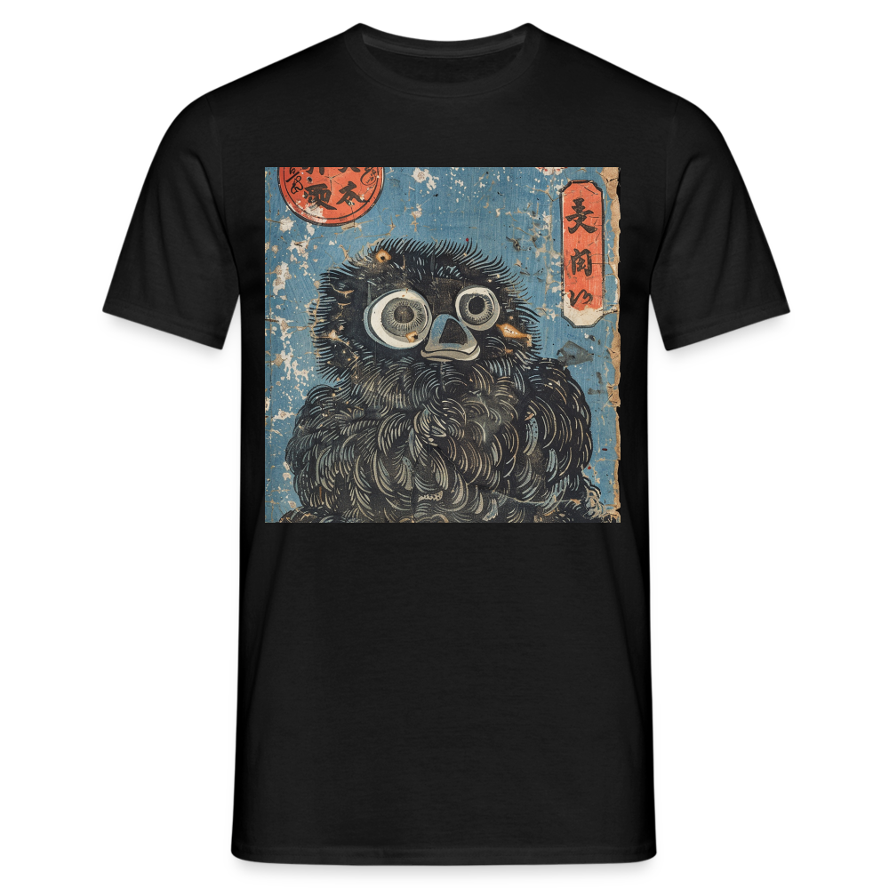 Denimiko, T-shirt herr - svart