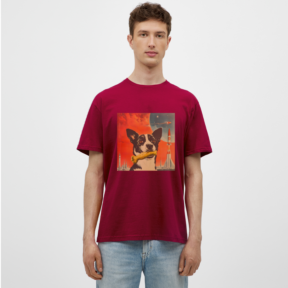 Stjärnorna Nära, T-shirt herr - tegelröd