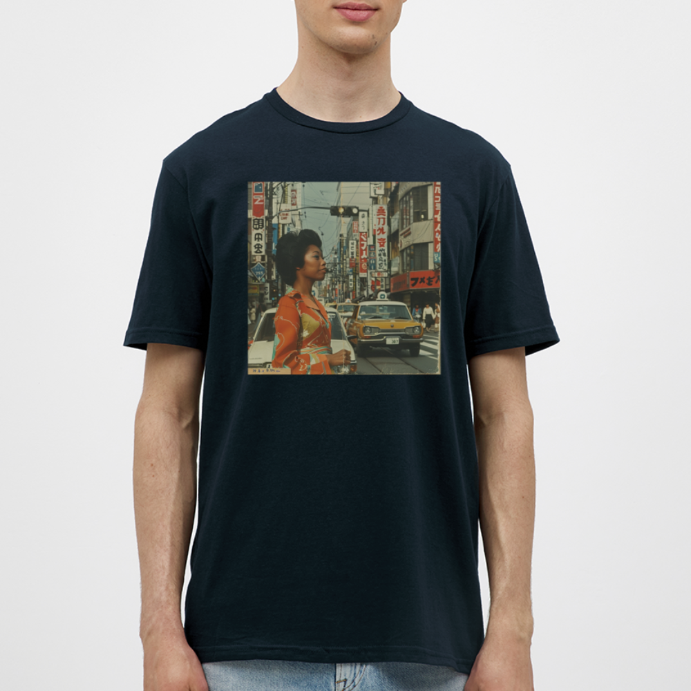 Yumi Sakamoto, T-shirt herr - marinblå