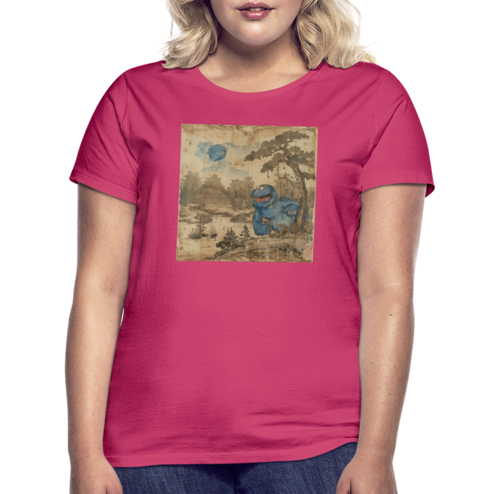 Uramiko vid floden, T-shirt dam - azalea