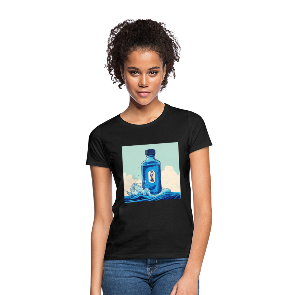 I Blått och Tystnad, T-shirt dam - svart