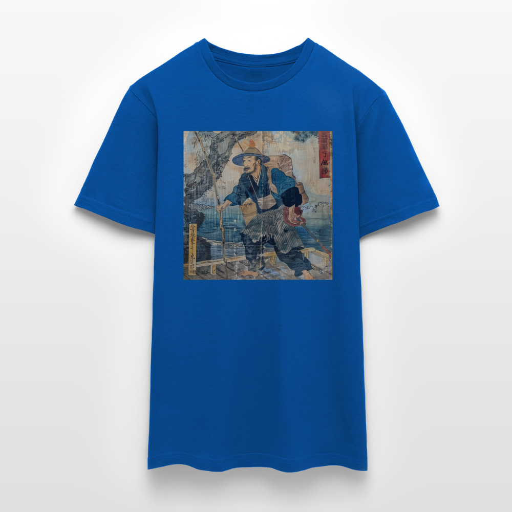 Fiskaren som bytte karriär, T-shirt herr - kungsblå
