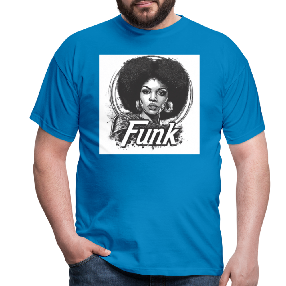 Funk Queen: Power in Motion, T-shirt herr - kungsblå
