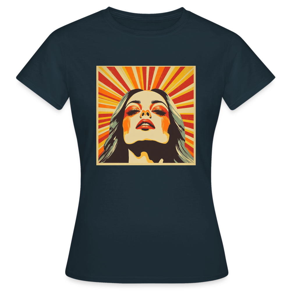 Sun Girl, T-shirt dam - marinblå