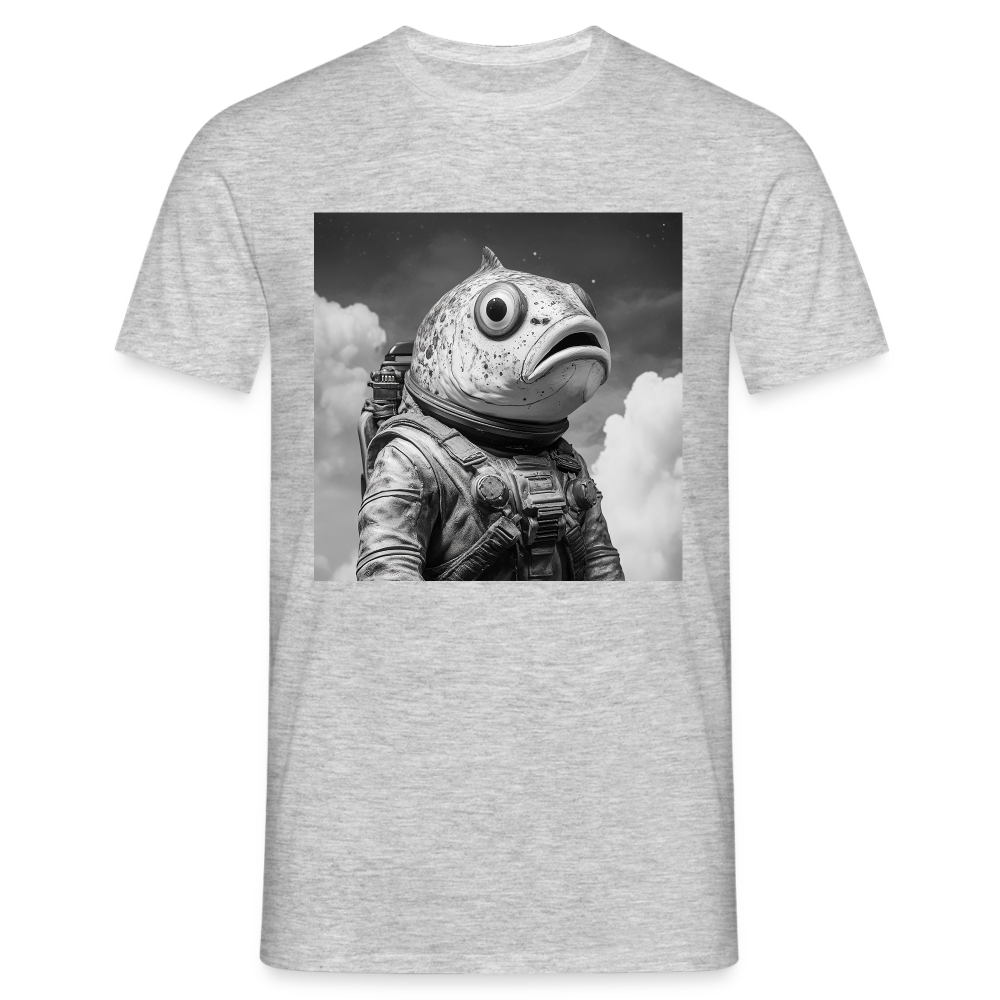 En ensam simtur i universum, T-shirt herr - gråmelerad