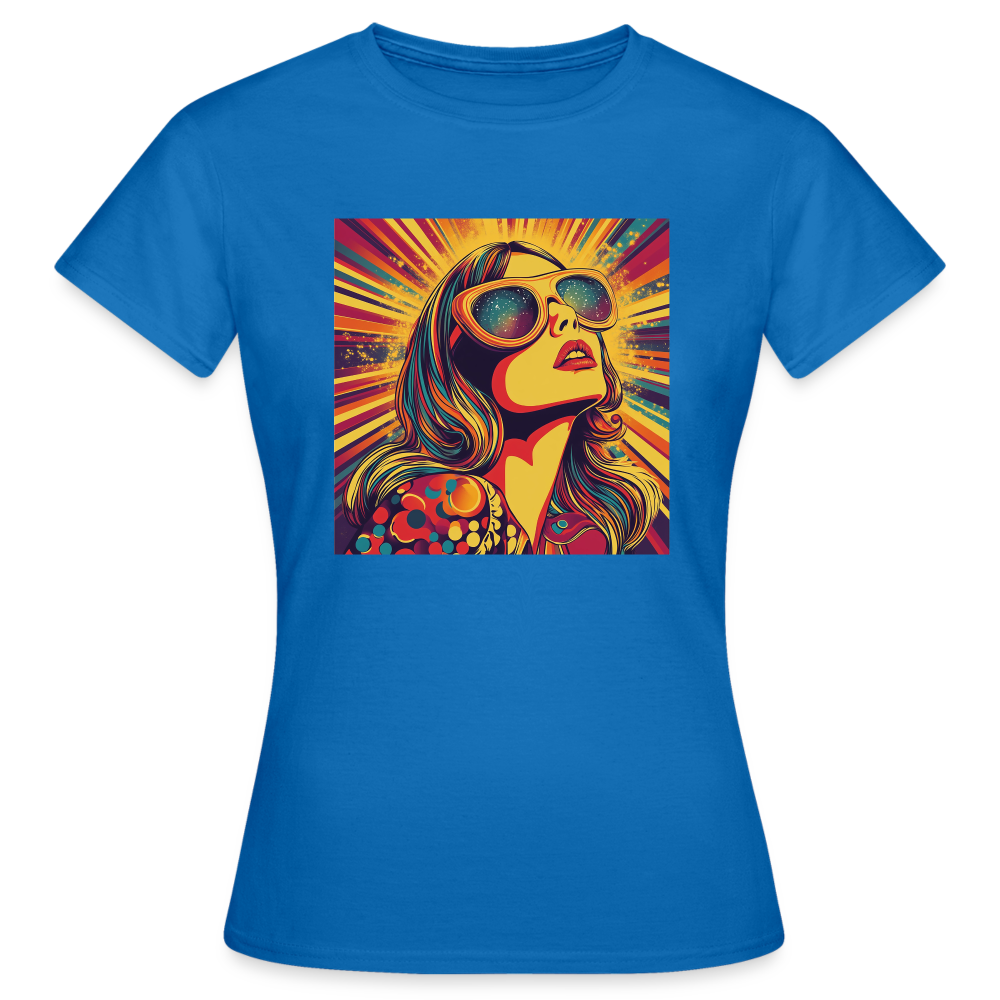 Disco Fever, T-shirt dam - royalblå