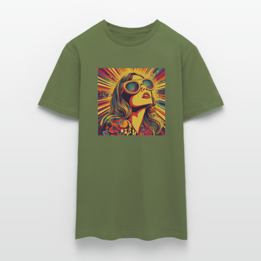 Disco Fever, T-shirt herr - Militärgrön