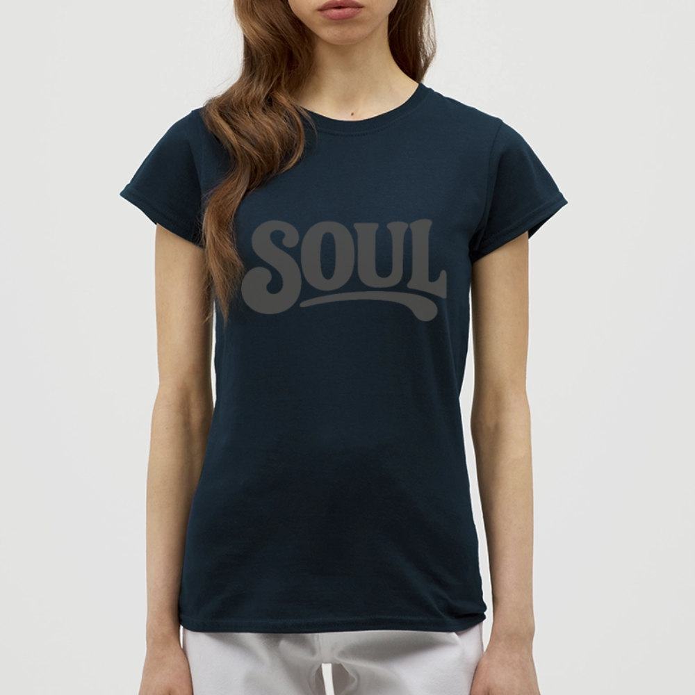 All About Soul, T-shirt dam - marinblå