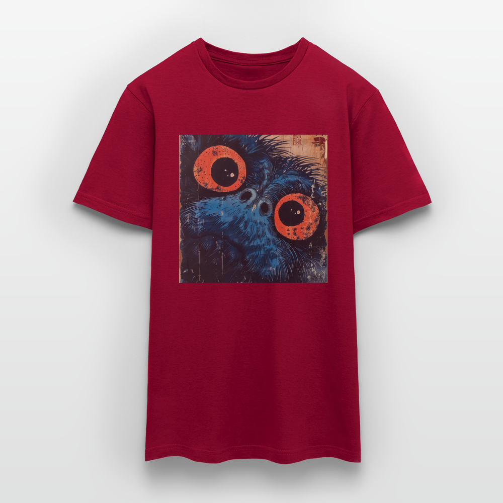 Den blå vännen, T-shirt herr - tegelröd