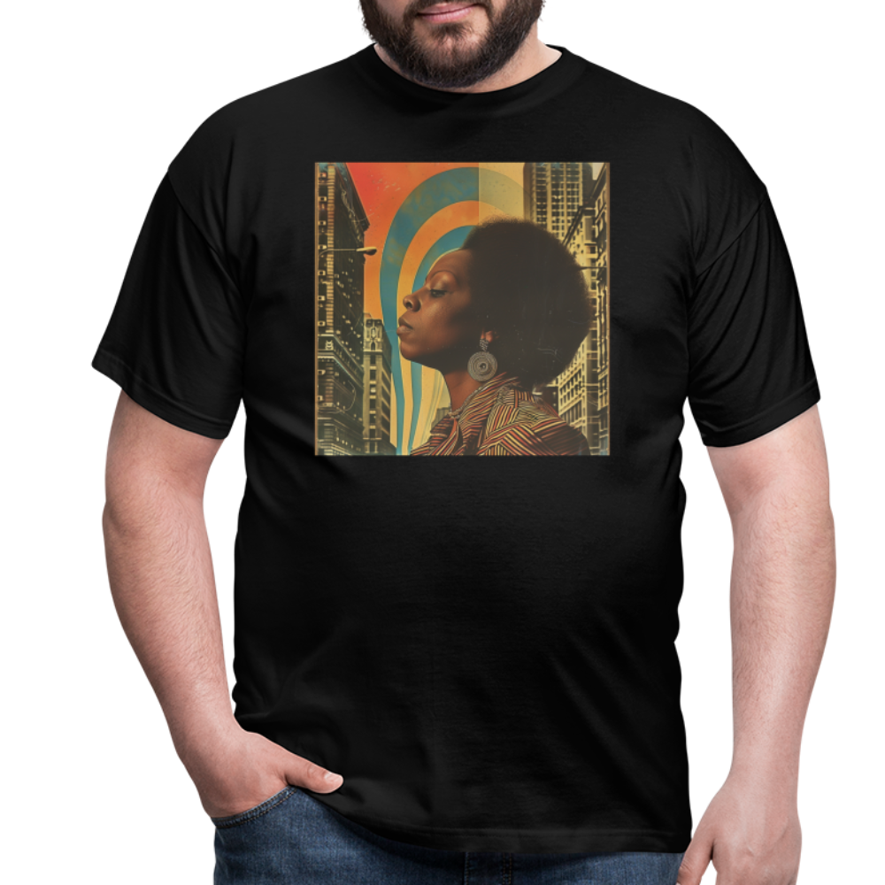 Jazz in the Moonlight, T-shirt herr - svart