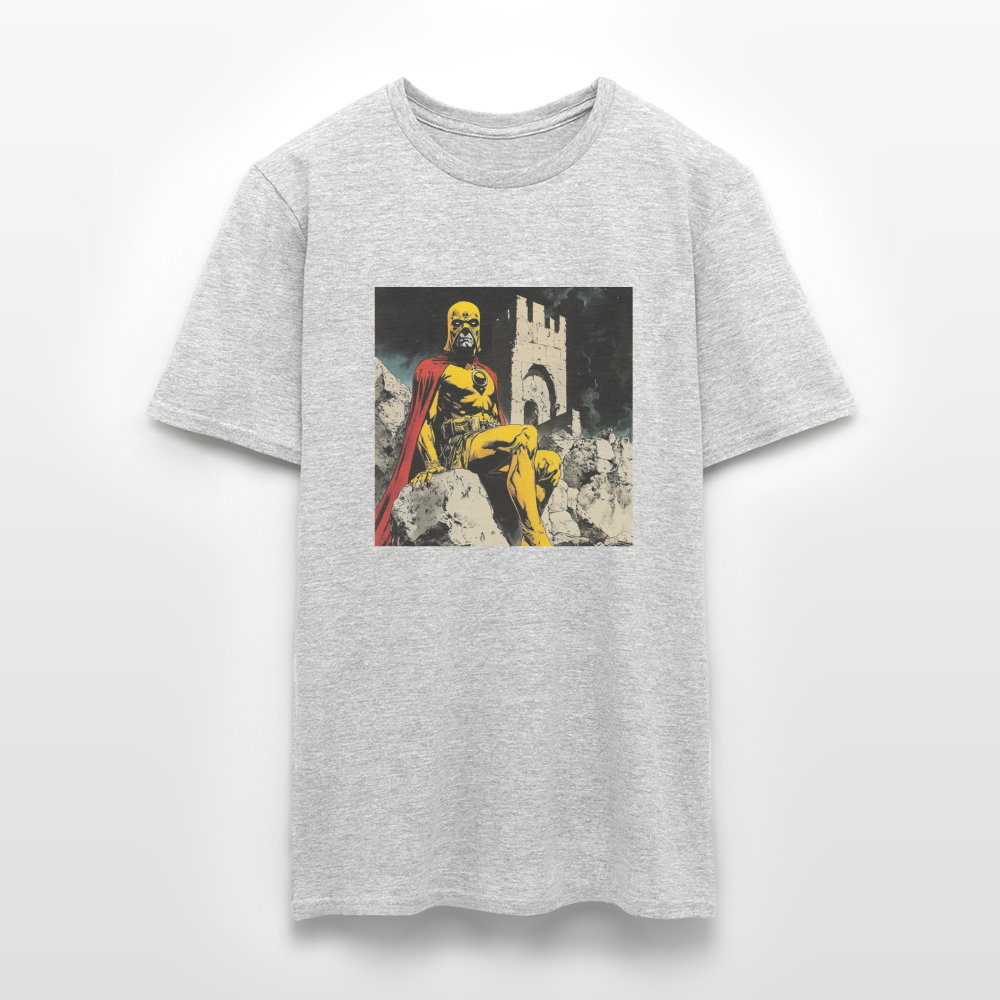 Orkalon, T-shirt herr - gråmelerad