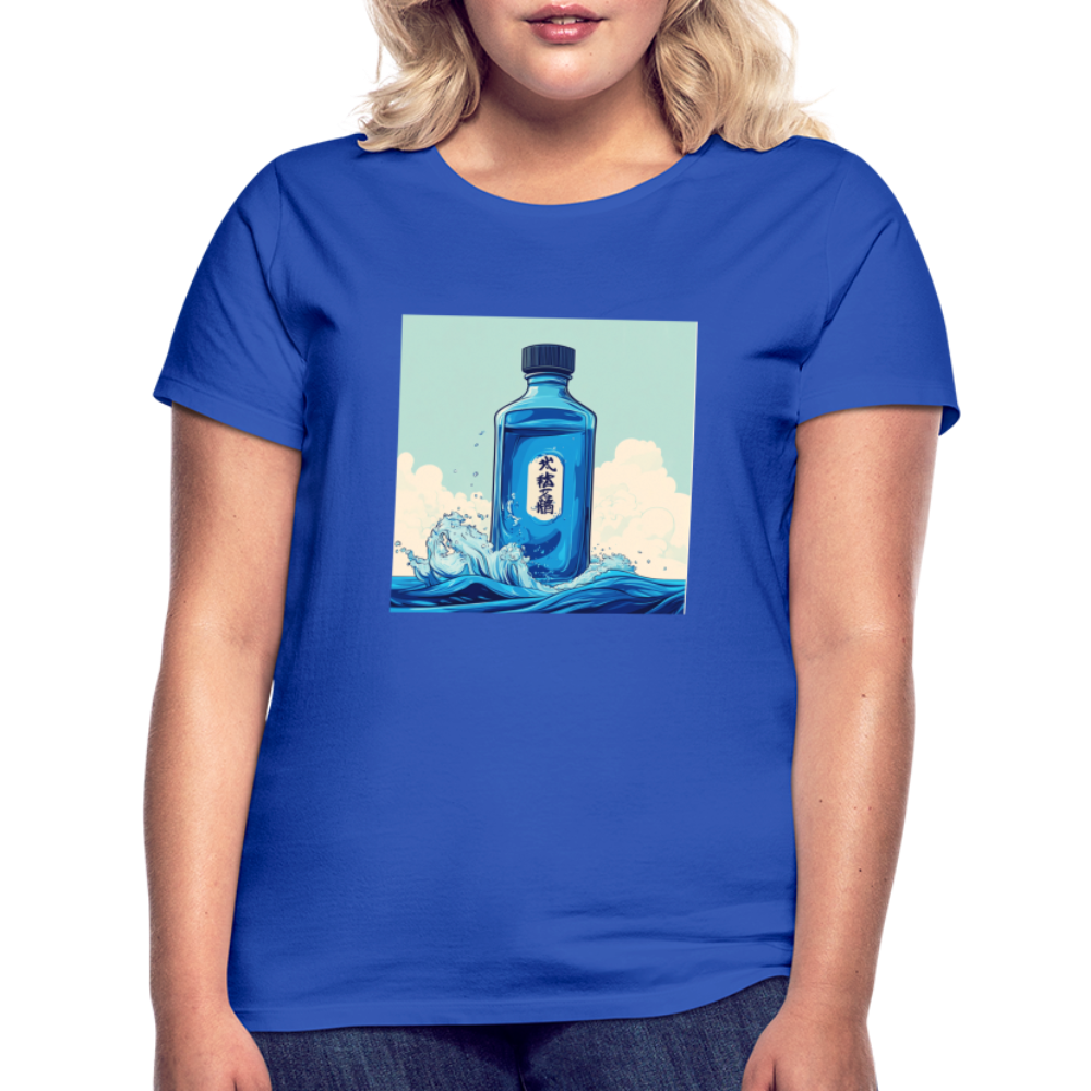 I Blått och Tystnad, T-shirt dam - royalblå