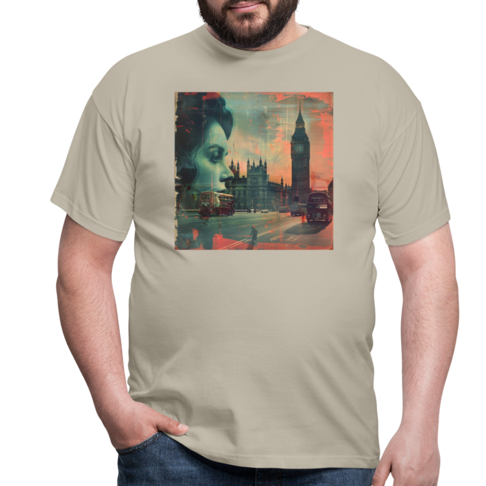 The Beat of London, T-shirt herr - sandbeige