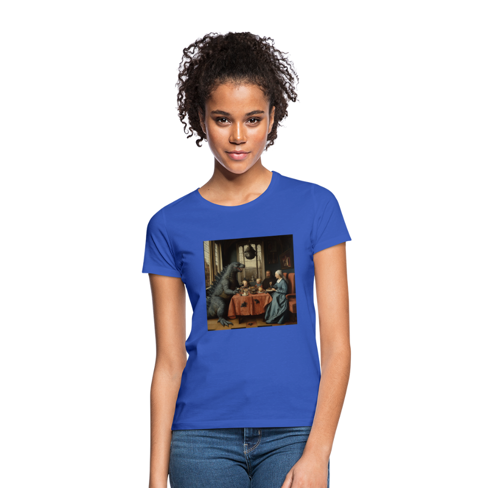 Familjens Fest med Gäst, T-shirt dam - royalblå