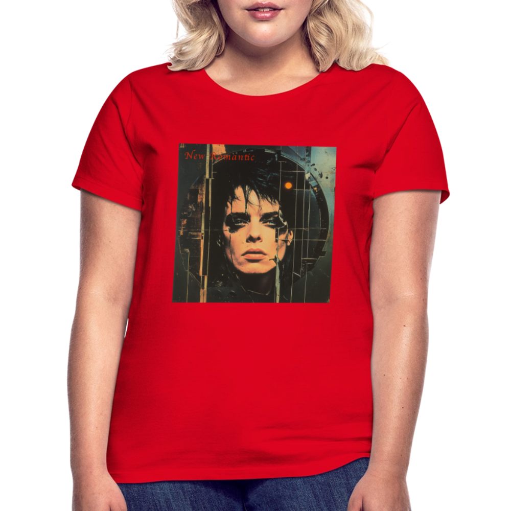 New Romance, T-shirt dam - röd