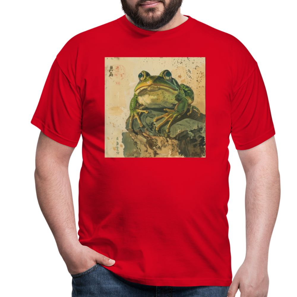 Grodan i Skymningen, T-shirt herr - röd