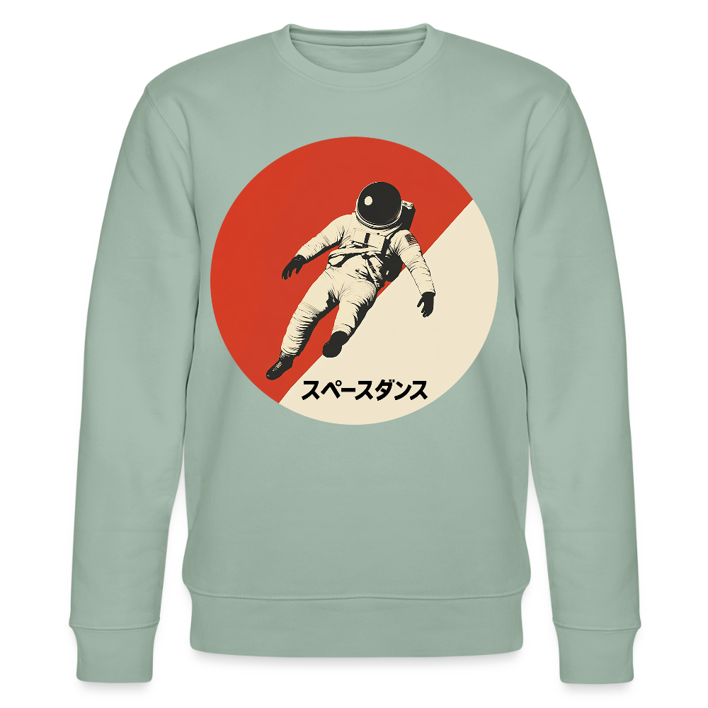 Space Dance, Ekologisk sweatshirt CHANGER unisex från Stanley/Stella - ljus grågrön