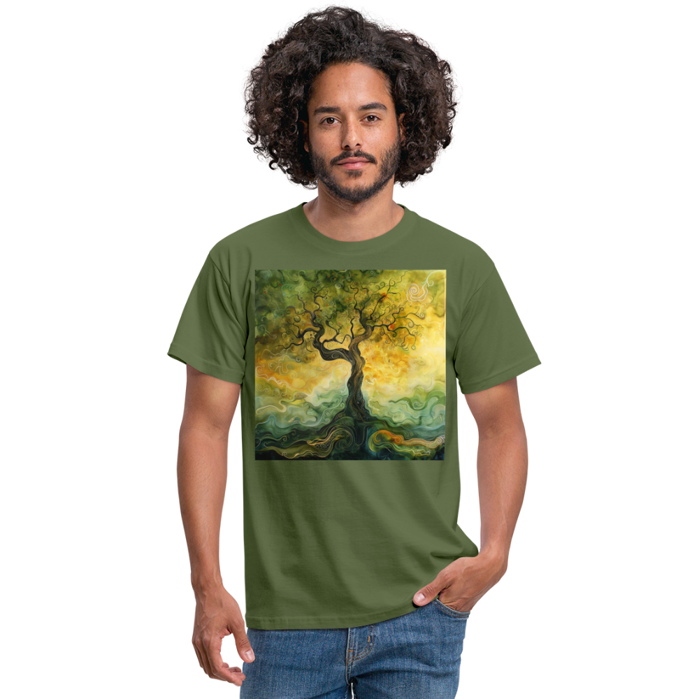 Trädets visdom, T-shirt herr - Militärgrön
