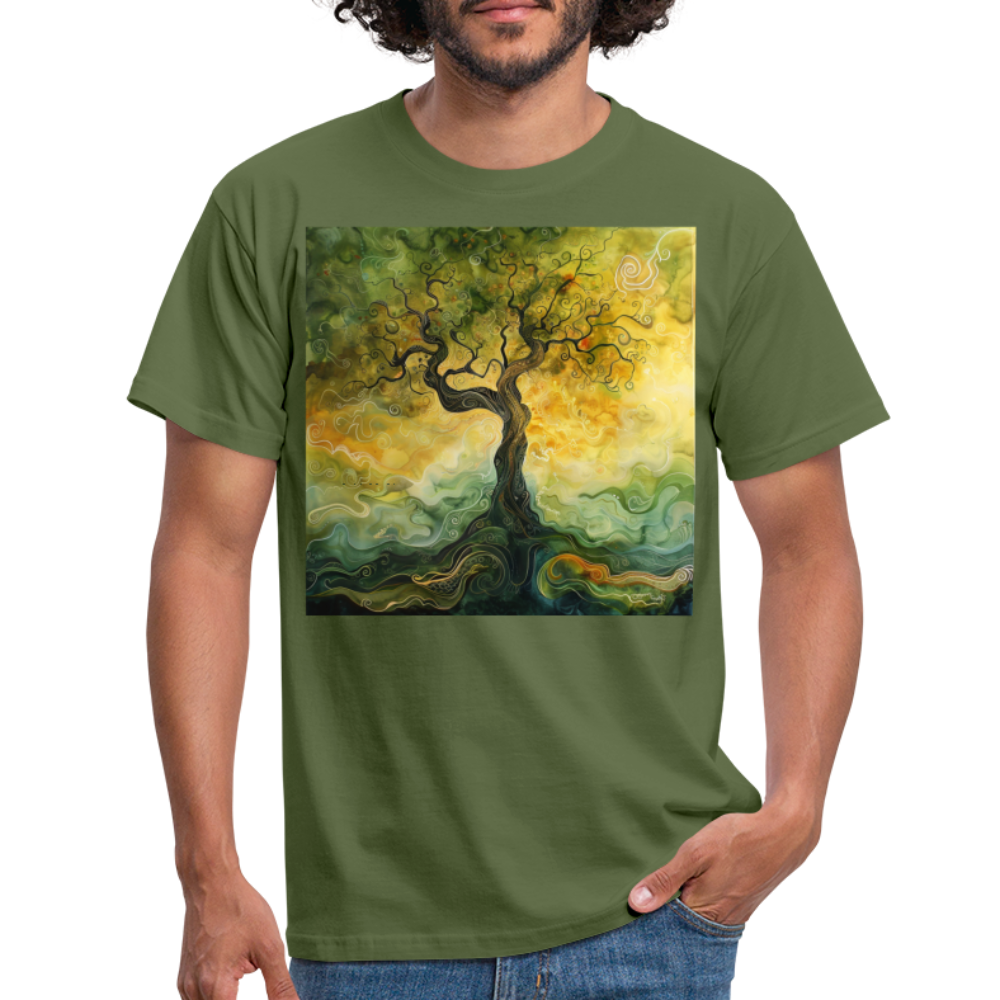 Trädets visdom, T-shirt herr - Militärgrön
