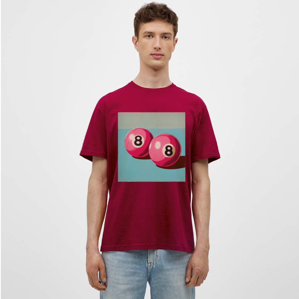 Rosa Rivaler, T-shirt herr - tegelröd