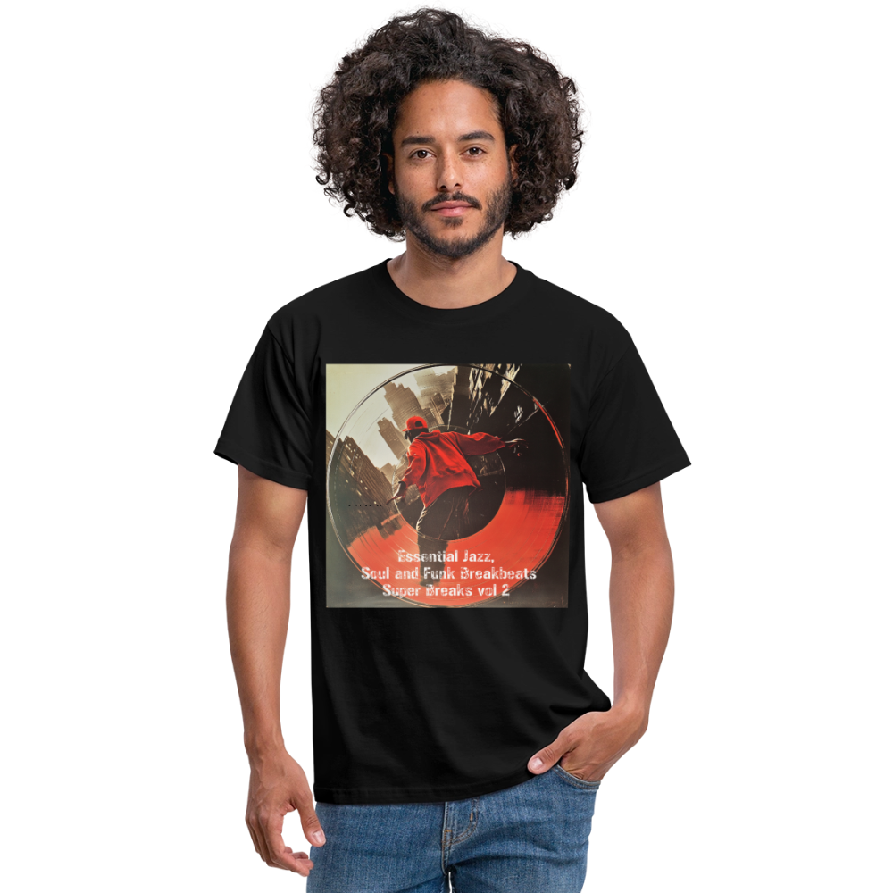 Super Breaks vol 2, T-shirt herr - svart