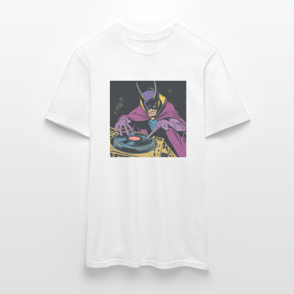 Purple Pulse, T-shirt herr - vit