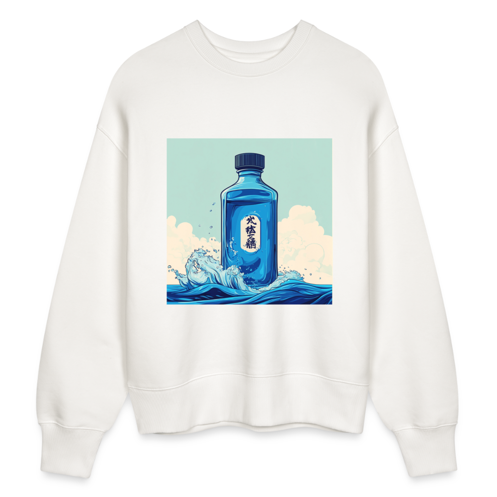I Blått och Tystnad, Ekologisk oversizetröja RADDER unisex från Stanley/Stella - OFF WHITE