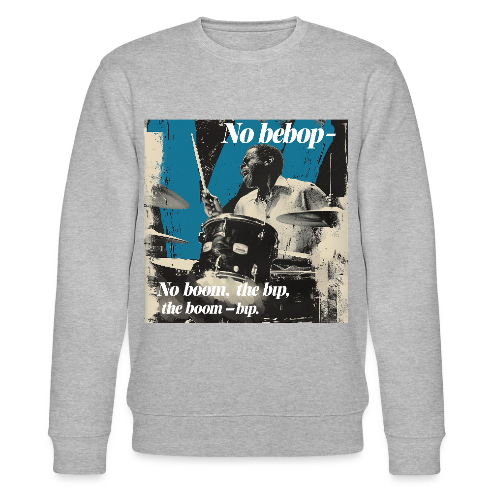 Push It Bebop, Ekologisk sweatshirt CHANGER unisex från Stanley/Stella - gråmelerad
