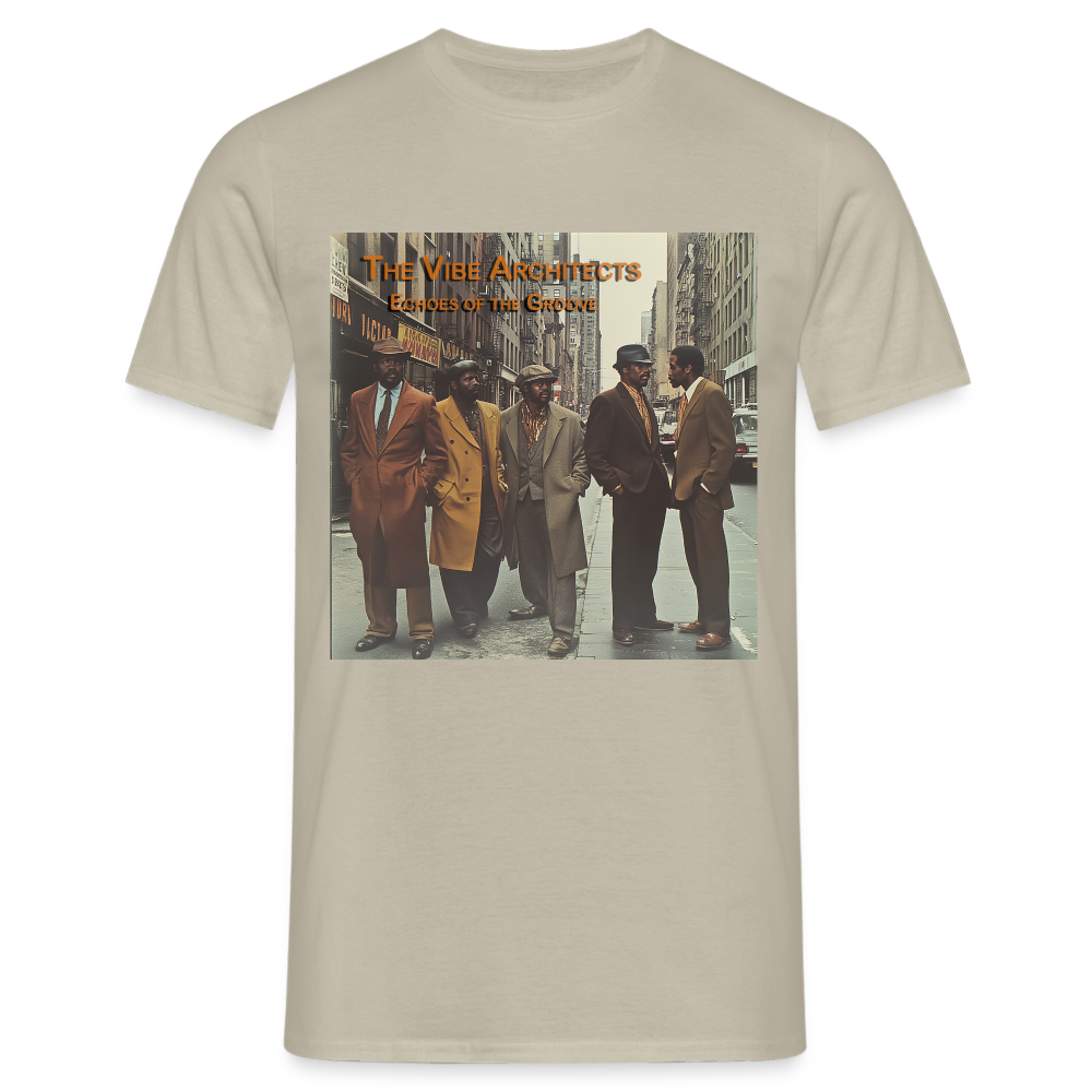 The Vibe Architects, T-shirt herr - sandbeige