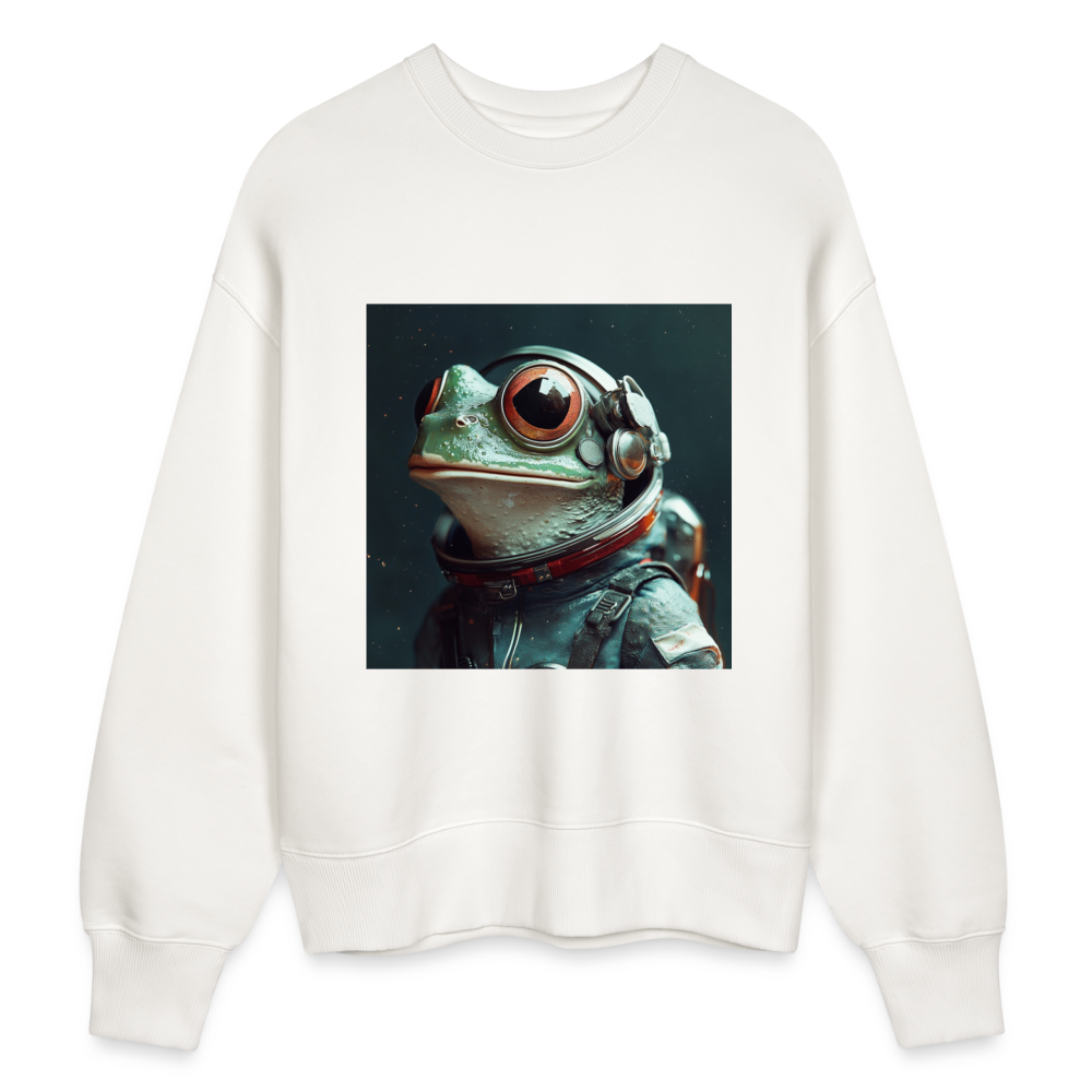 AstroFrog Amazonas, Ekologisk oversizetröja RADDER unisex från Stanley/Stella - OFF WHITE