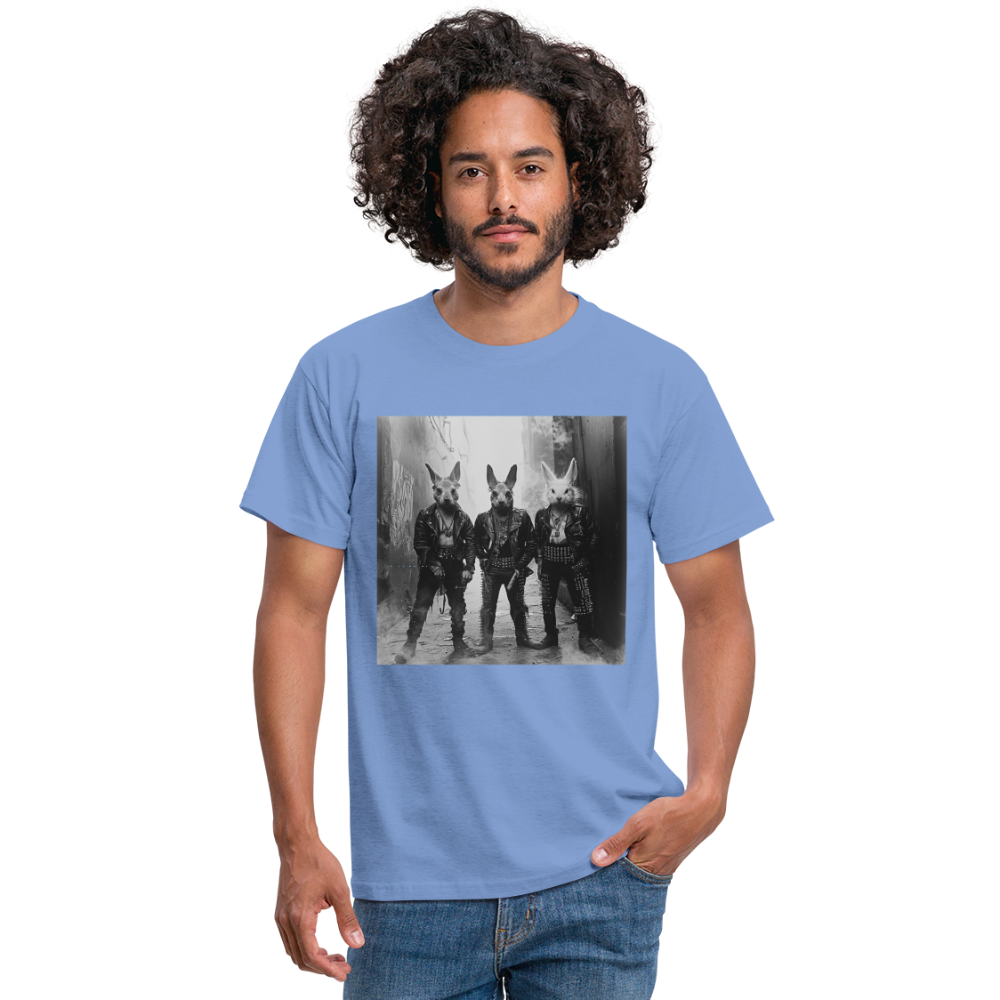 The Hare Raisers, T-shirt herr - carolina blue