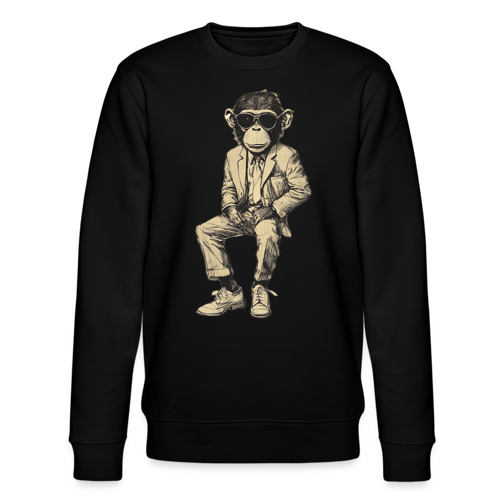 Mod Monkey, Ekologisk sweatshirt CHANGER unisex från Stanley/Stella - svart