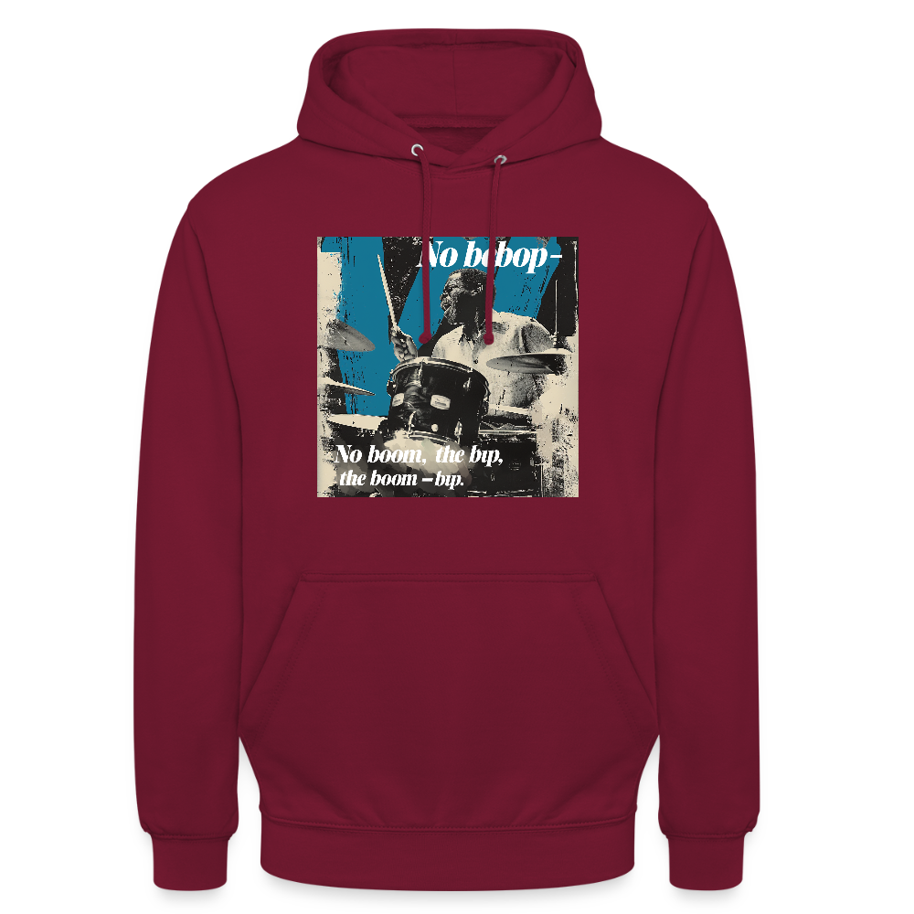 Push It Bebop, Luvtröja unisex - bordeaux