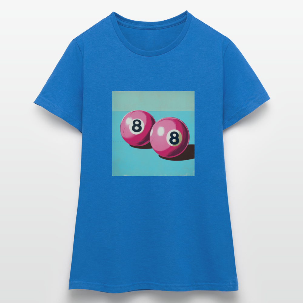 Rosa Rivaler, T-shirt dam - royalblå