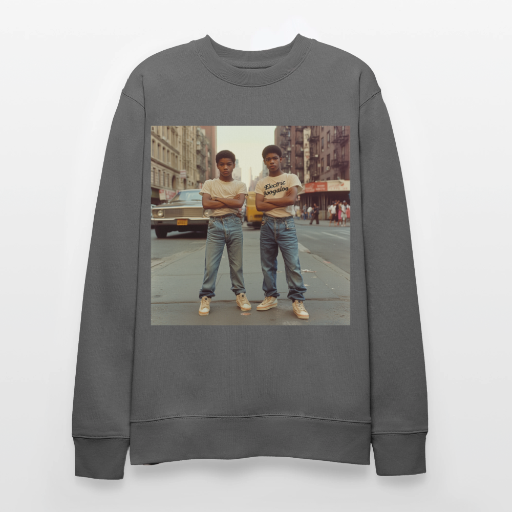 Electric Boogaloo 1975, Ekologisk sweatshirt CHANGER unisex från Stanley/Stella - kolgrå