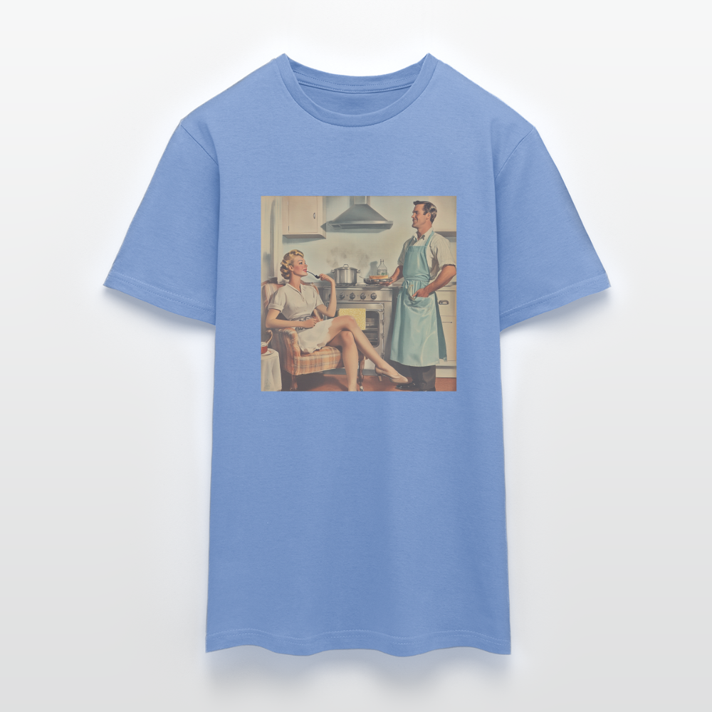 Äta bör man - annars dör man, T-shirt herr - carolina blue