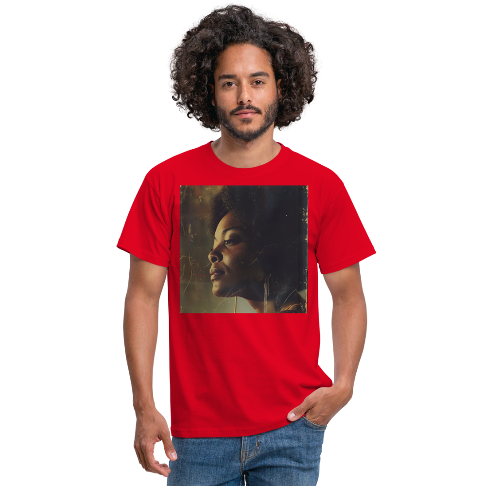 Echoes of Blue, T-shirt herr - röd