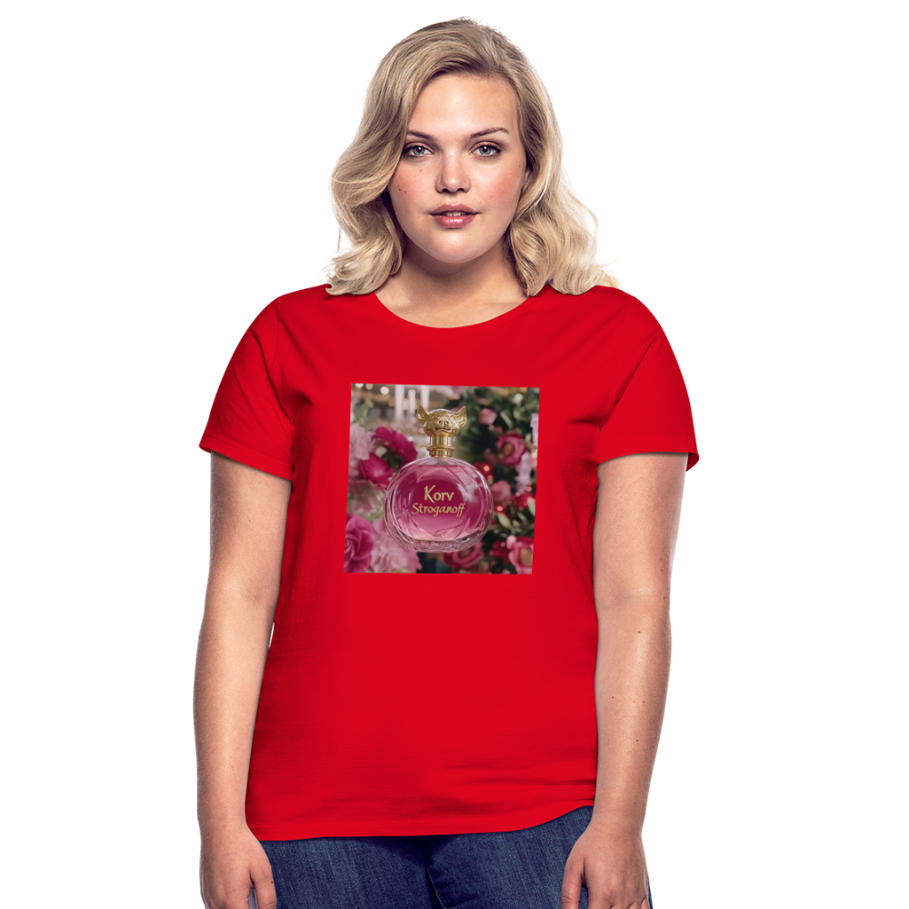 Eau de Toilette, T-shirt dam - röd