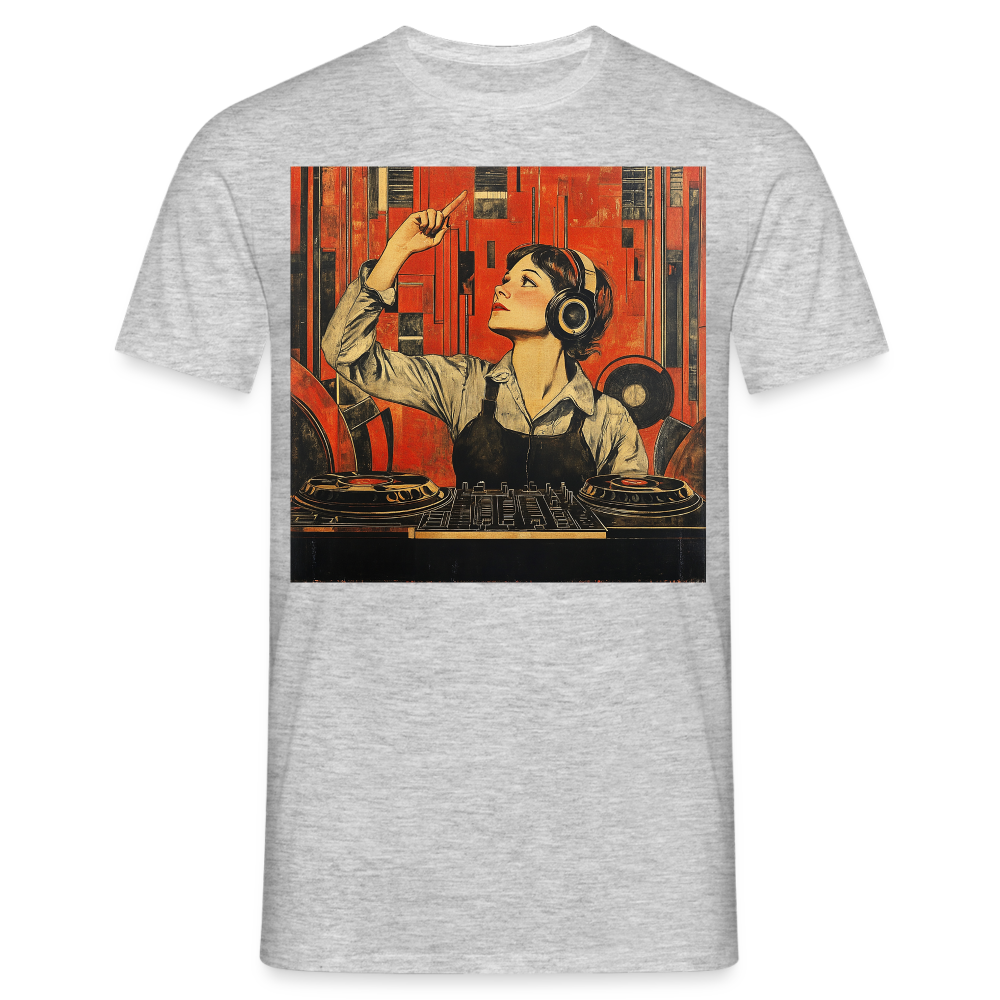 Revolutionens Rytm, T-shirt herr - gråmelerad