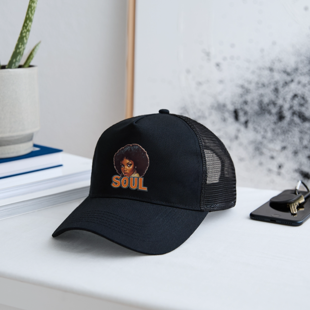 Soulful Vibes, Trucker Cap - svart/svart