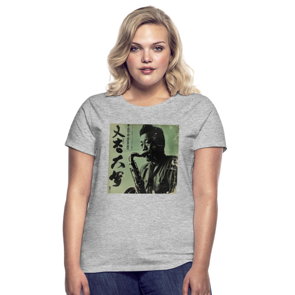 Live Mount Fuji Jazzcafé , T-shirt dam - gråmelerad