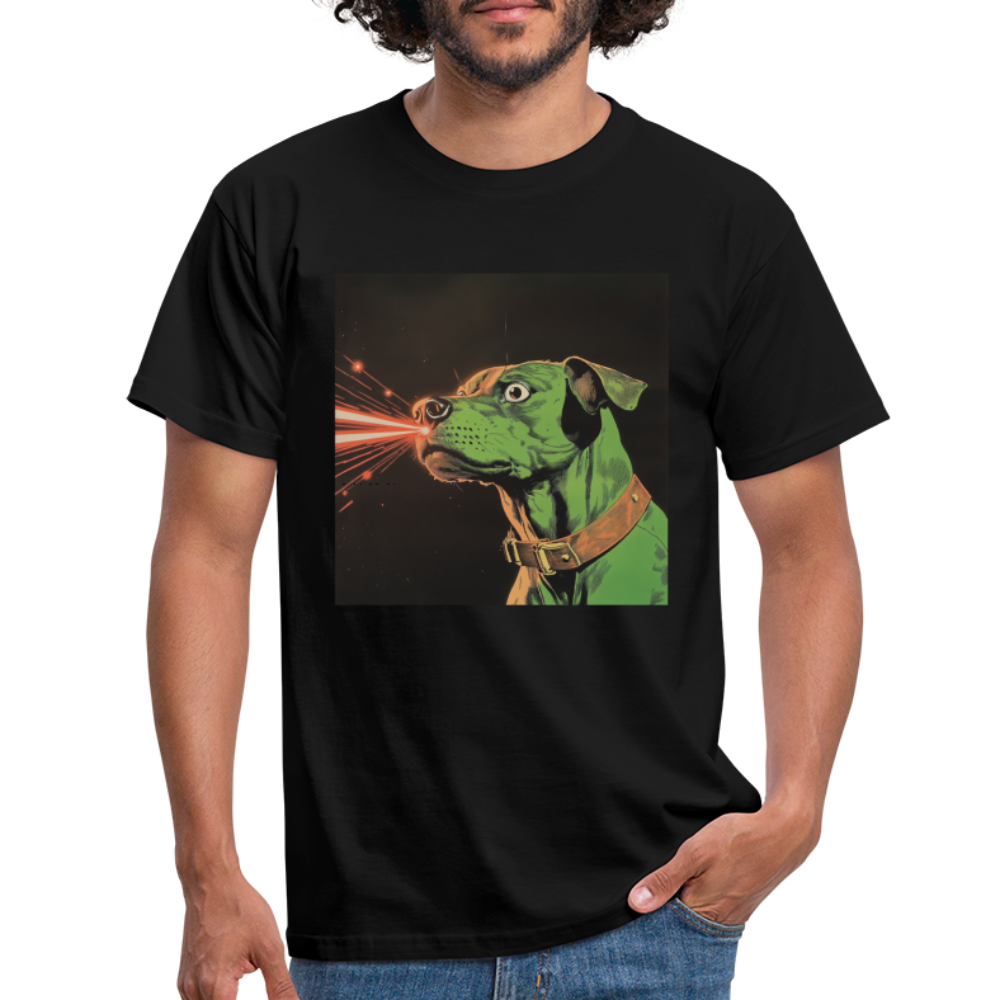 Strålhunden, T-shirt herr - svart