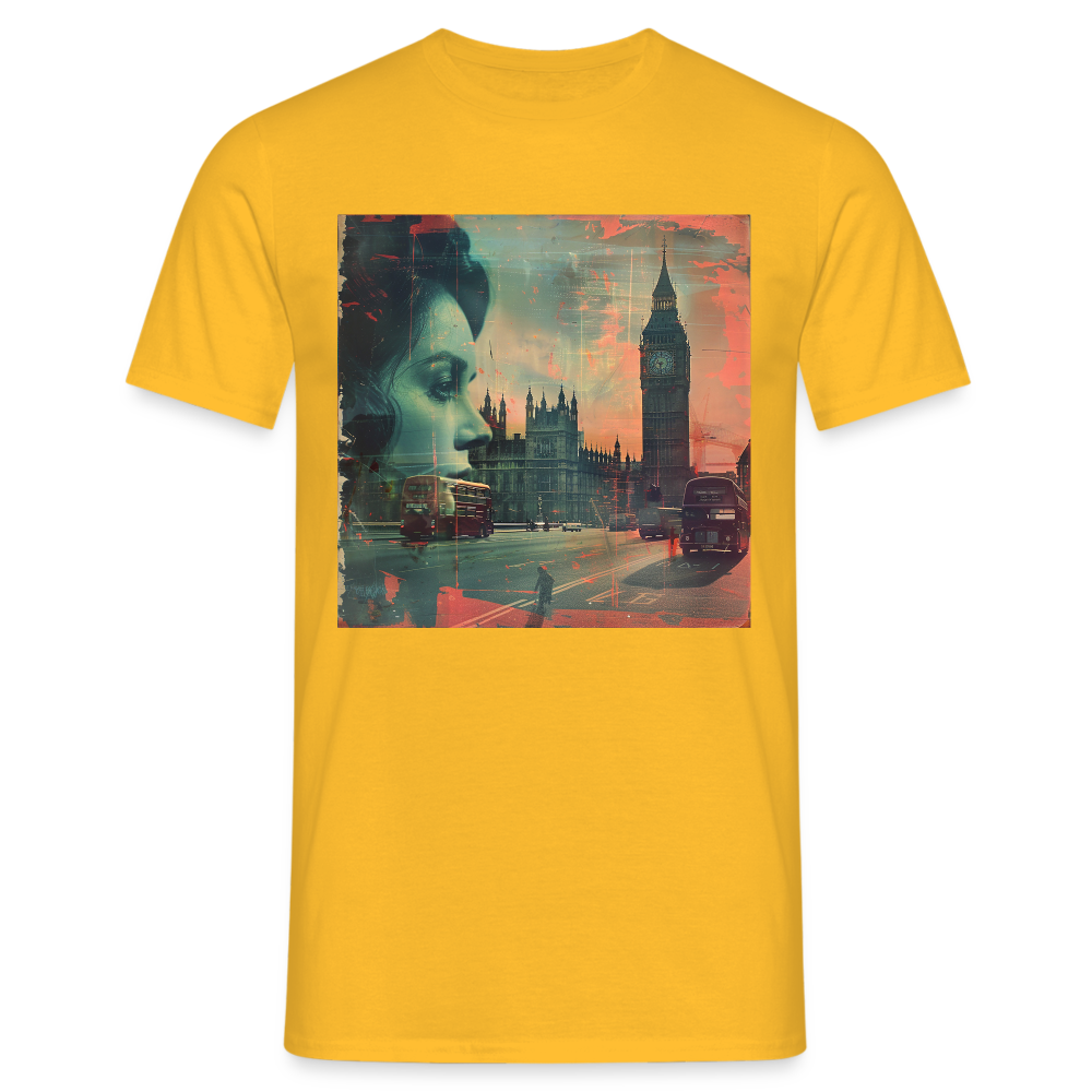 The Beat of London, T-shirt herr - gul