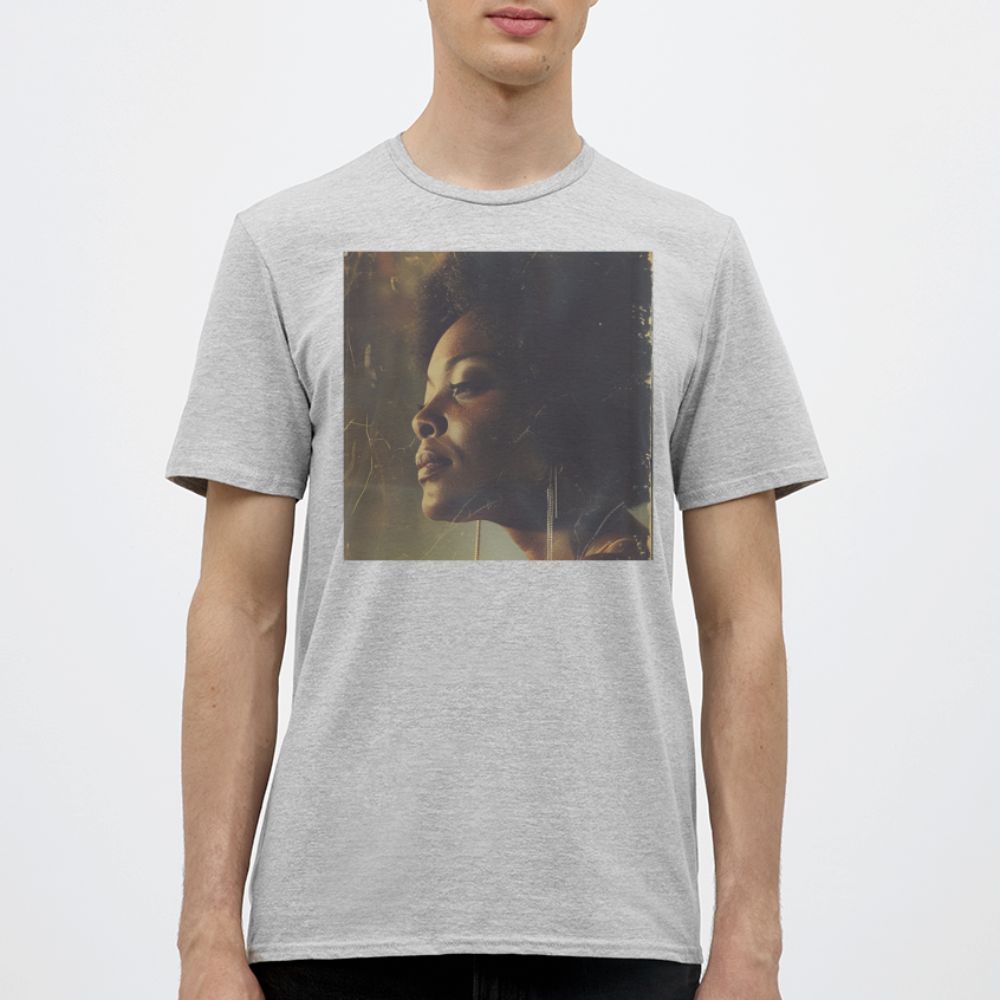 Echoes of Blue, T-shirt herr - gråmelerad