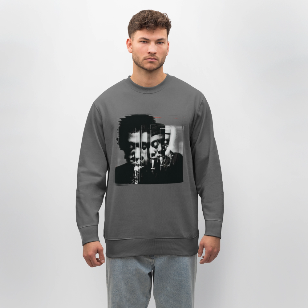 Between Breaths, Ekologisk sweatshirt CHANGER unisex från Stanley/Stella - kolgrå