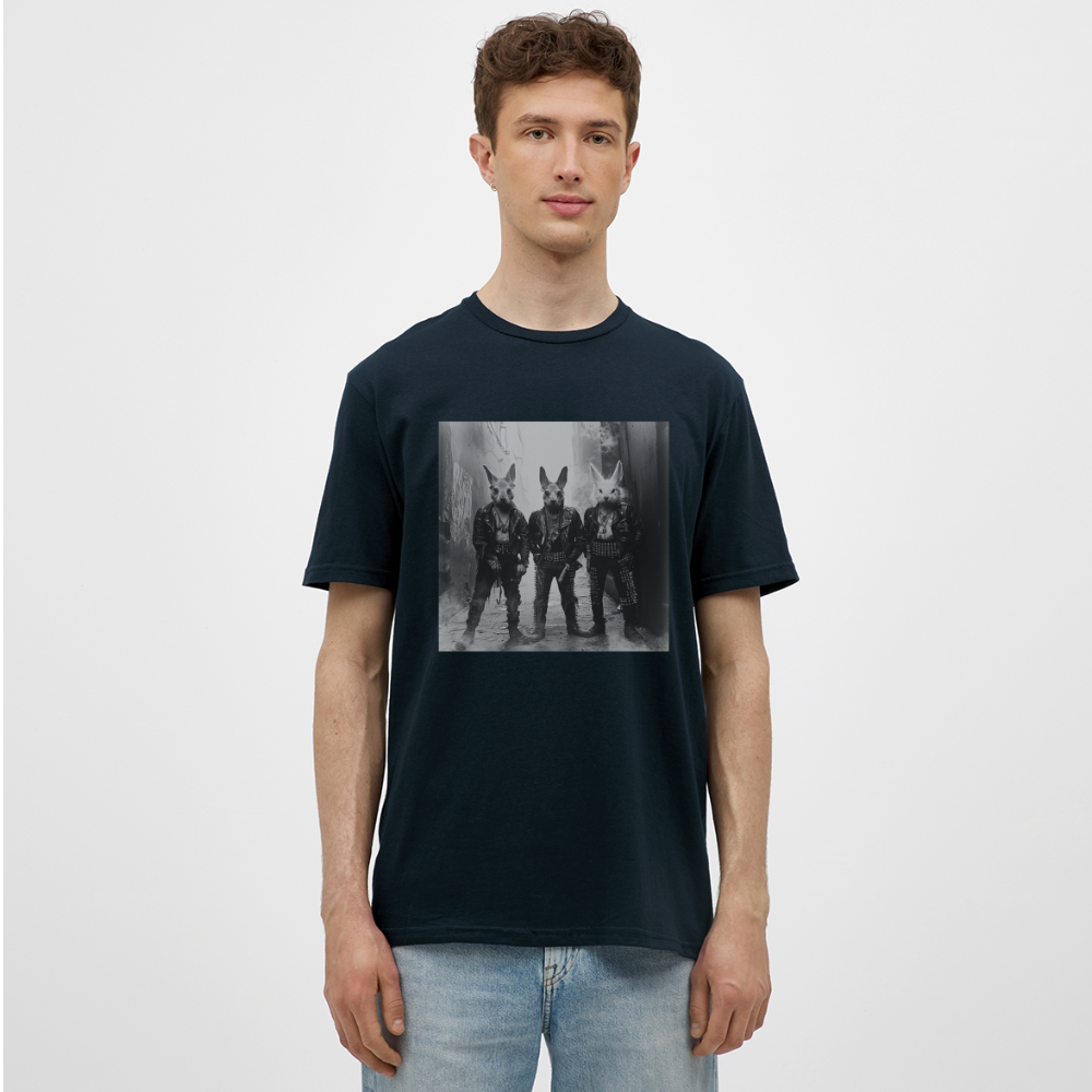 The Hare Raisers, T-shirt herr - marinblå